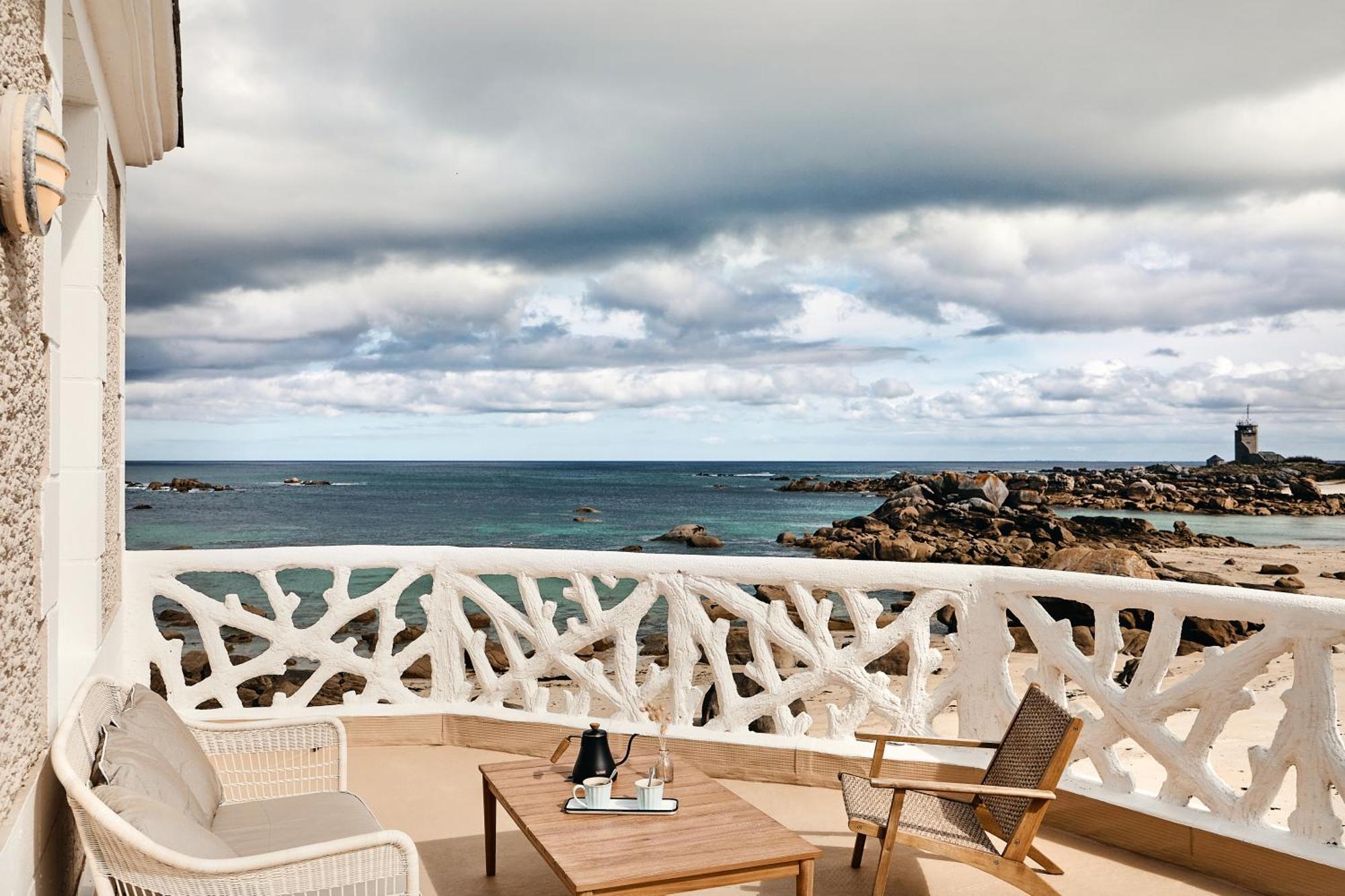 Hotel De La Mer & Spa Brignogan-Plages Exterior foto